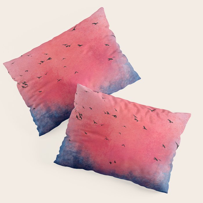 Abstract Fire Sunset Adventure  Pillow Sham Gallery Image 3