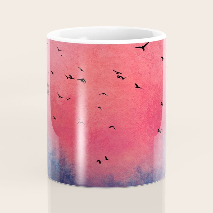 Abstract Fire Sunset Adventure  Coffee Mug Gallery Image 4