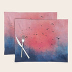 Abstract Fire Sunset Adventure  Placemat Gallery Image 1