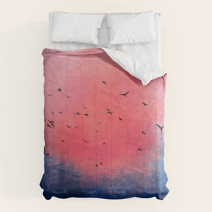 Abstract Fire Sunset Adventure  Comforter Gallery Image 6