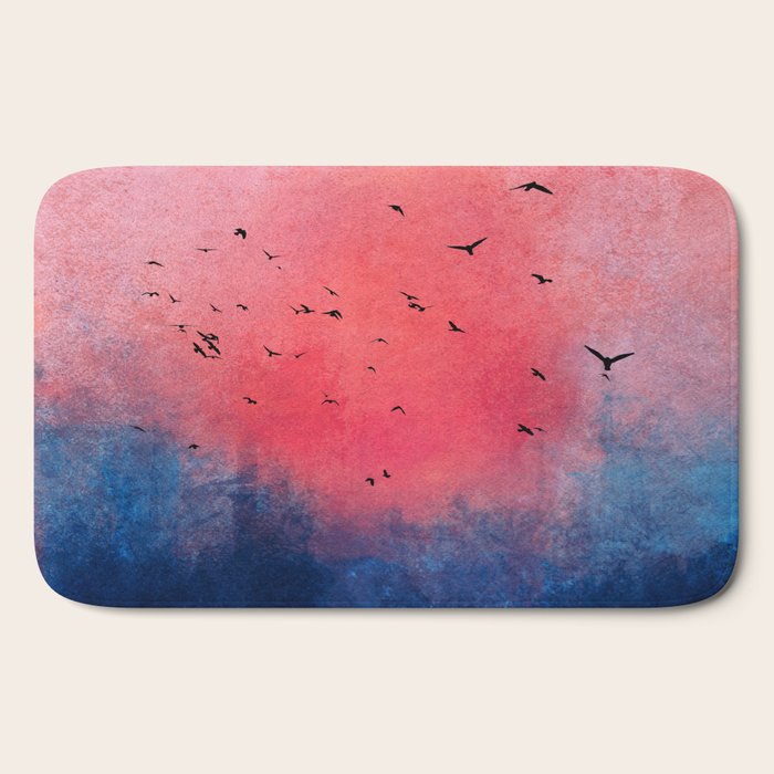 Abstract Fire Sunset Adventure  Bath Mat Gallery Image 2