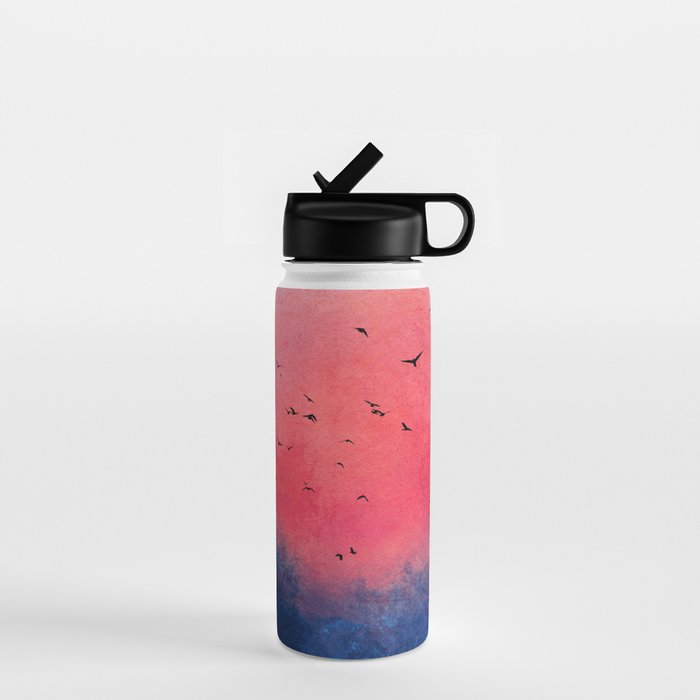 Abstract Fire Sunset Adventure  Water Bottle Gallery Image 1
