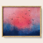 Abstract Fire Sunset Adventure  Serving Tray Gallery Image 1