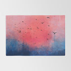 Abstract Fire Sunset Adventure  Rug Gallery Image 2