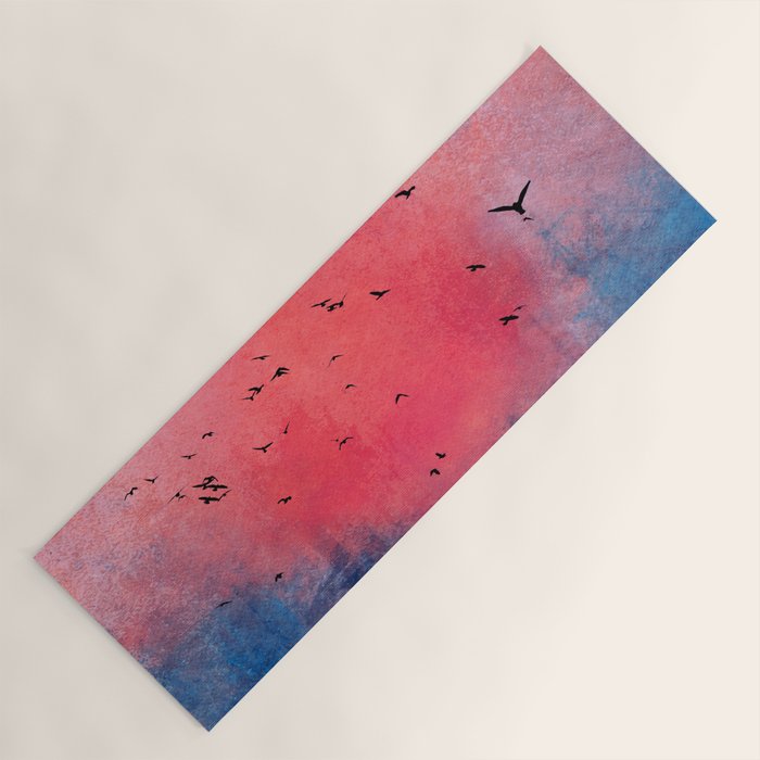 Abstract Fire Sunset Adventure  Yoga Mat Gallery Image 1