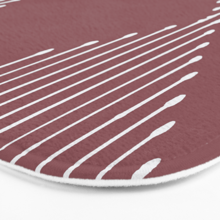Geo (Plum) Bath Mat Gallery Image 3