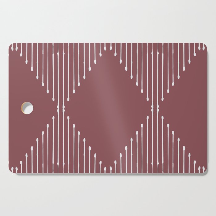 Geo (Plum) Cutting Board Gallery Image 1