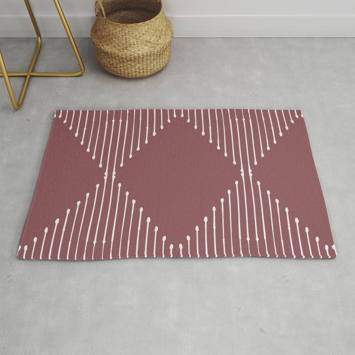 Geo (Plum) Rug Gallery Image 1