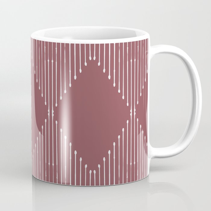 Geo (Plum) Coffee Mug Gallery Image 1