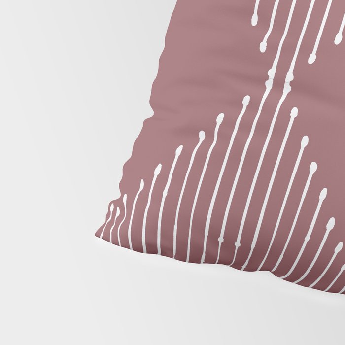 Geo (Plum) Pillow Sham Gallery Image 4