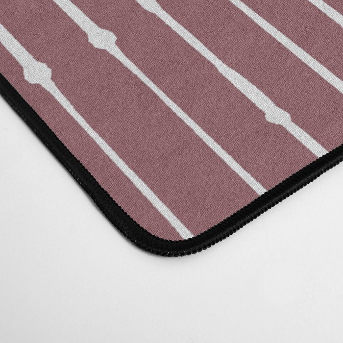 Geo (Plum) Desk Mat Gallery Image 4