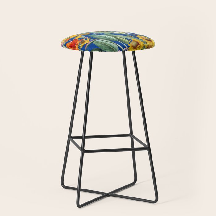 Tropical Flora III Stool Gallery Image 1