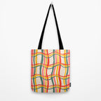 Wavy Plaid Tote Bag Gallery Image 2