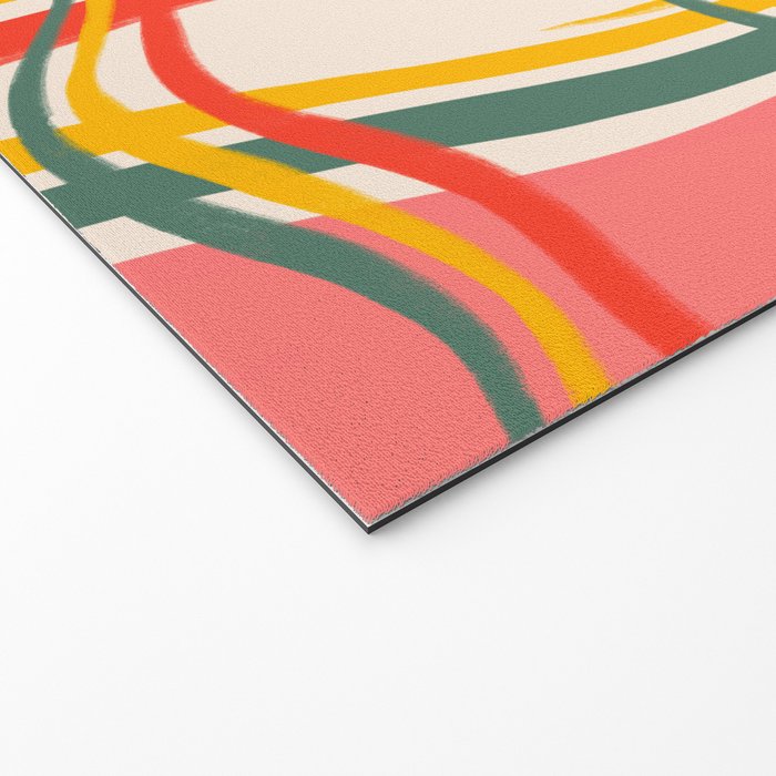 Wavy Plaid Welcome Mat Gallery Image 2