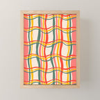 Wavy Plaid Mini Art Print Gallery Image 1