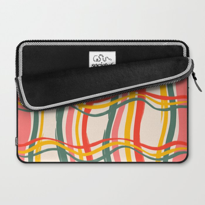 Wavy Plaid Laptop Sleeve Gallery Image 2