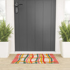 Wavy Plaid Welcome Mat Gallery Image 3
