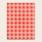 Gingham Plaid Red and Pink  Notebook Gallery Image 4