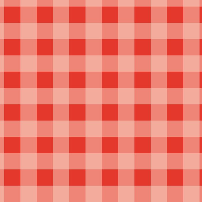 Gingham Plaid Red and Pink  Coffee Mug Gallery Image 2