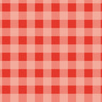 Gingham Plaid Red and Pink  Coffee Mug Gallery Image 2