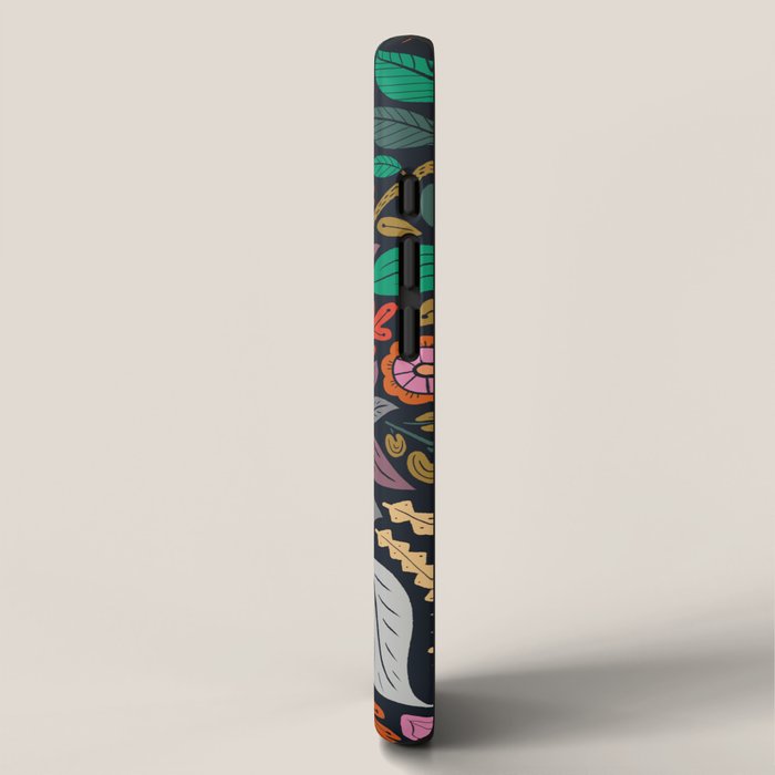 In Bloom | Navy iPhone Case Gallery Image 2