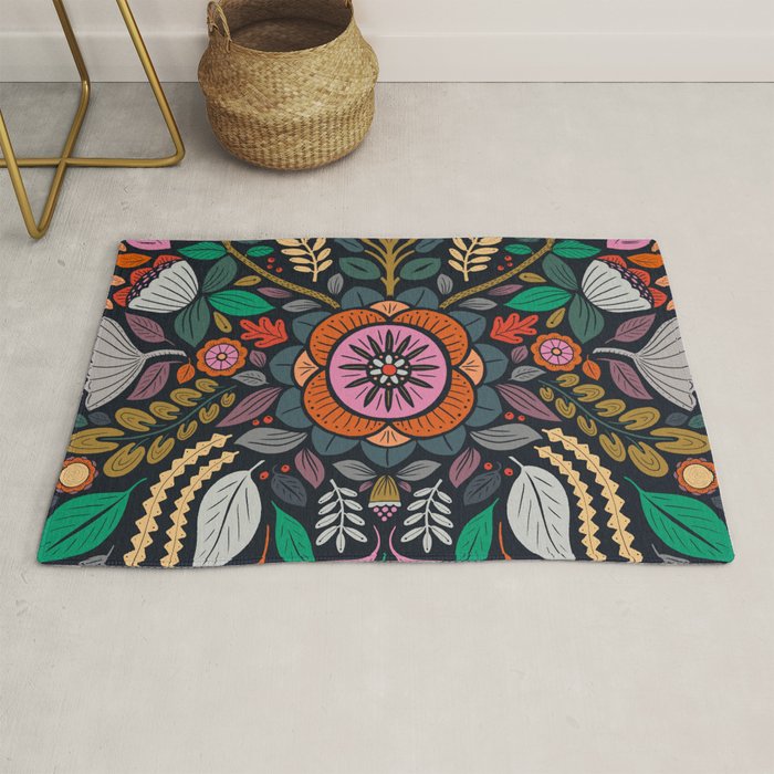 In Bloom | Navy Rug Gallery Image 1