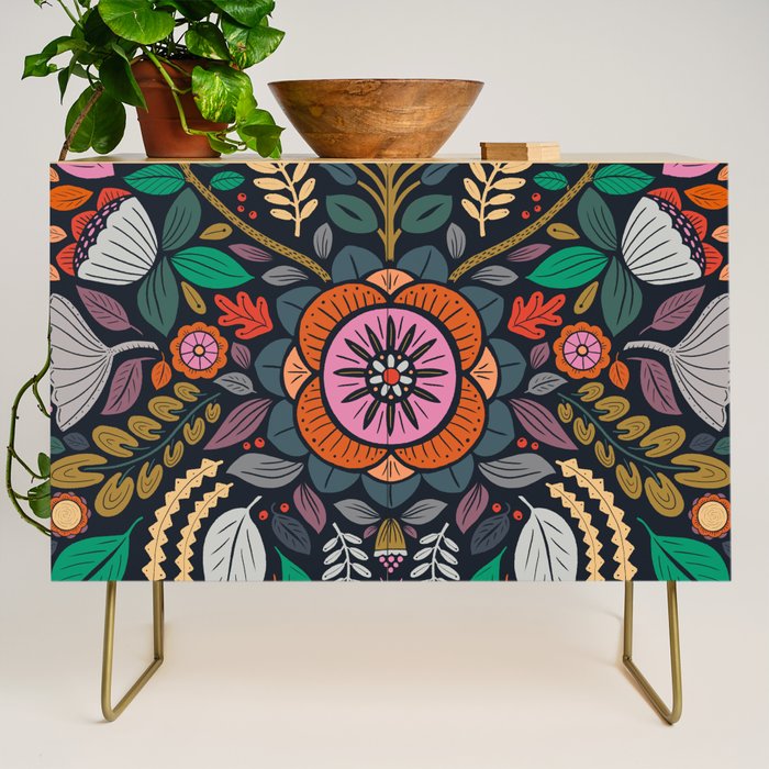 In Bloom | Navy Credenza Gallery Image 1