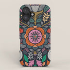 In Bloom | Navy iPhone Case Gallery Image 1