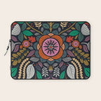 In Bloom | Navy Laptop Sleeve Gallery Image 1
