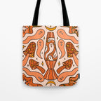 Fall Lava Lamp Tote Bag Gallery Image 1