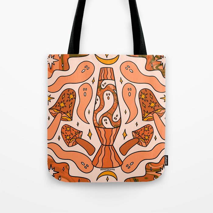 Fall Lava Lamp Tote Bag Gallery Image 1