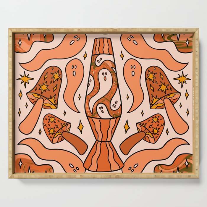 Fall Lava Lamp Serving Tray Gallery Image 1