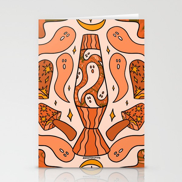 Fall Lava Lamp Stationery Card Gallery Image 1