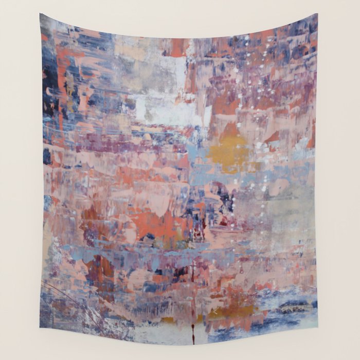 Mirage [3]: a pretty, vibrant mixed-media piece by Alyssa Hamilton Art Wall Tapestry Gallery Image 1
