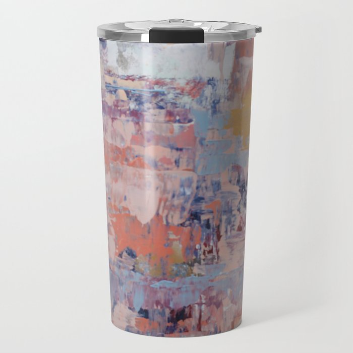Mirage [3]: a pretty, vibrant mixed-media piece by Alyssa Hamilton Art Travel Mug Gallery Image 1