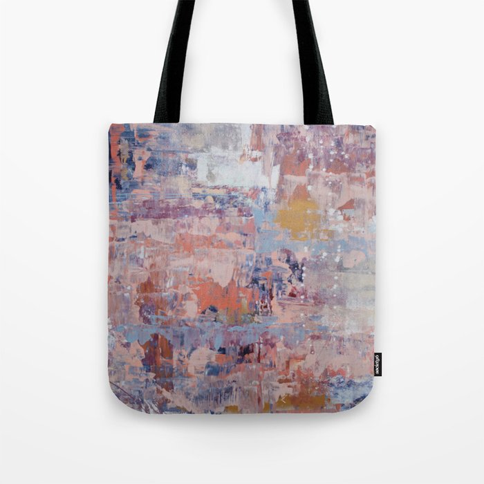 Mirage [3]: a pretty, vibrant mixed-media piece by Alyssa Hamilton Art Tote Bag Gallery Image 1