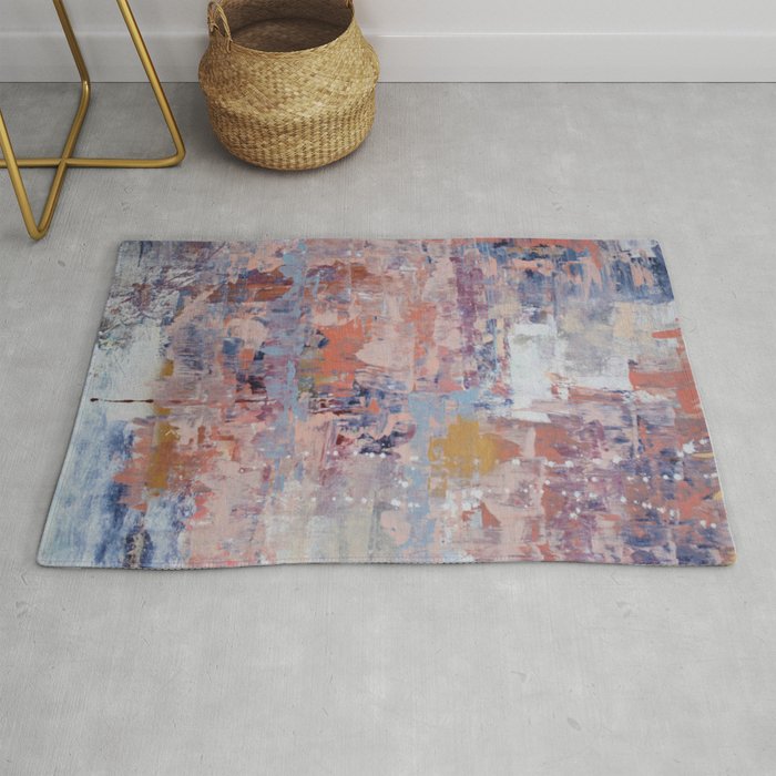 Mirage [3]: a pretty, vibrant mixed-media piece by Alyssa Hamilton Art Rug Gallery Image 1