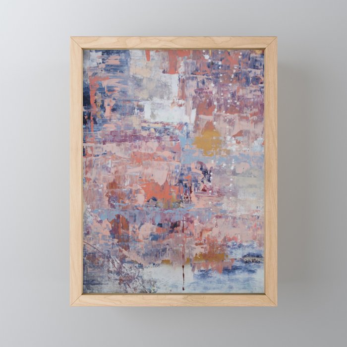 Mirage [3]: a pretty, vibrant mixed-media piece by Alyssa Hamilton Art Mini Art Print Gallery Image 1