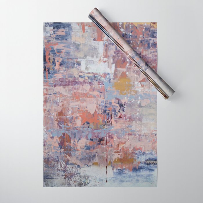 Mirage [3]: a pretty, vibrant mixed-media piece by Alyssa Hamilton Art Wrapping Paper Gallery Image 1