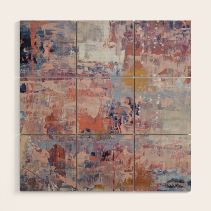 Mirage [3]: a pretty, vibrant mixed-media piece by Alyssa Hamilton Art Wood Wall Art Gallery Image 1