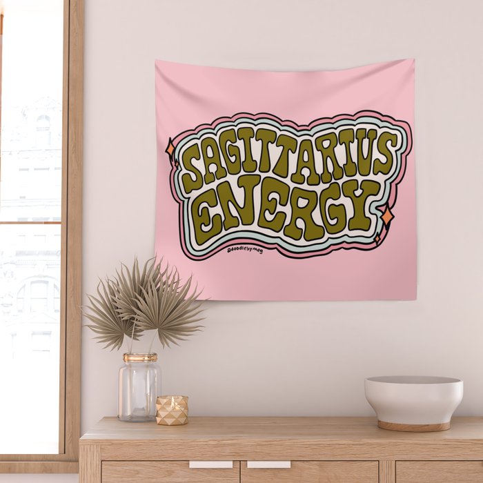 Sagittarius Energy Wall Tapestry Gallery Image 2