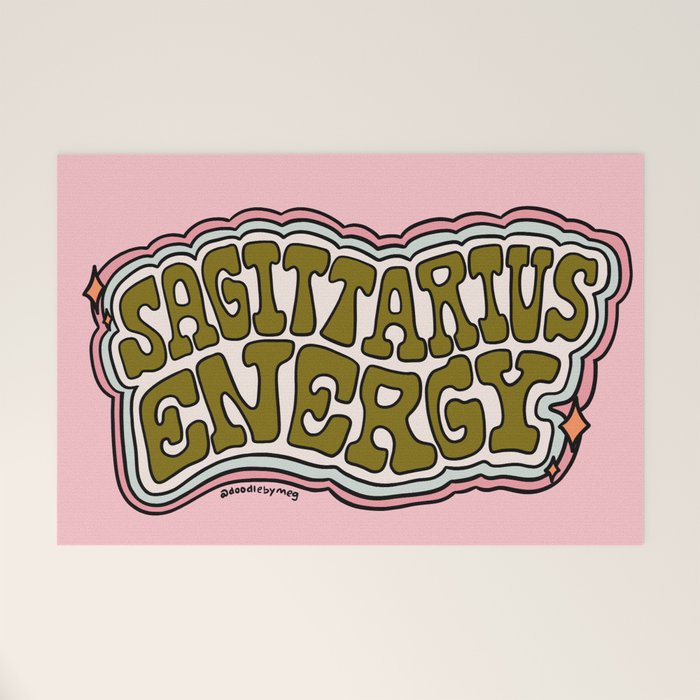 Sagittarius Energy Welcome Mat Gallery Image 1