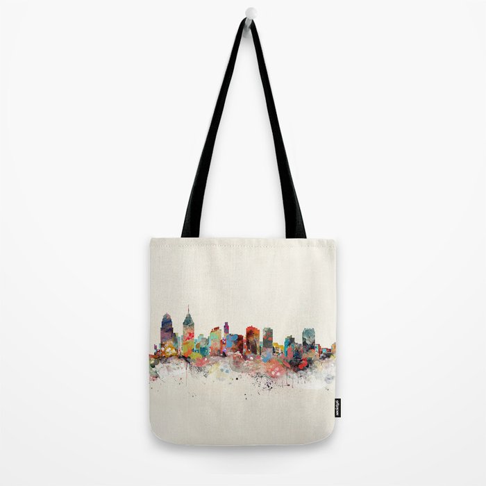 philadelphia skyline Tote Bag Gallery Image 2