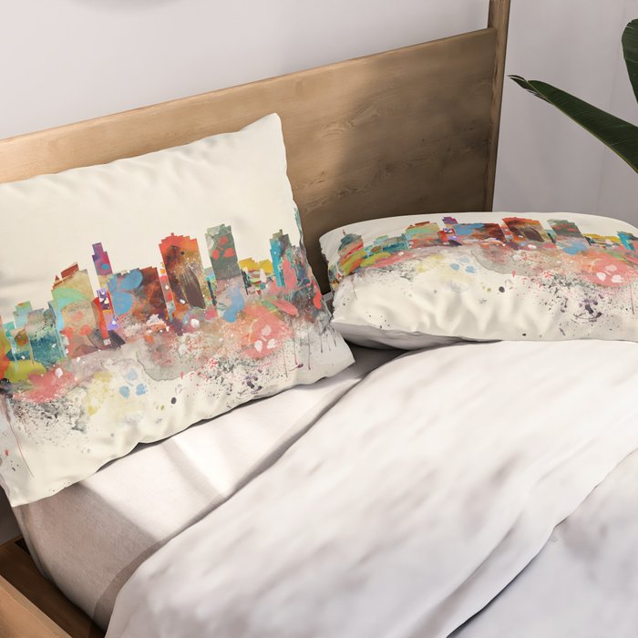 philadelphia skyline Pillow Sham Gallery Image 2