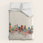 philadelphia skyline Duvet Cover Gallery Image 6