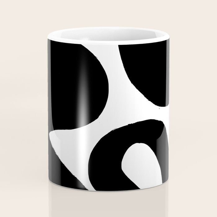Ink Pond White Background Coffee Mug Gallery Image 4