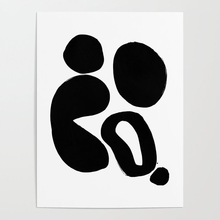 Ink Pond White Background Poster Gallery Image 4
