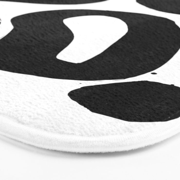 Ink Pond White Background Bath Mat Gallery Image 3