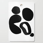 Ink Pond White Background Cutting Board Gallery Image 1