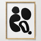 Ink Pond White Background Serving Tray Gallery Image 1
